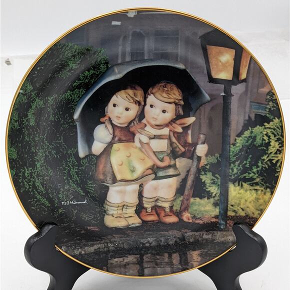 MJ Hummel Little Companions Plate Collection Set 2 Limited Edition, Danbury Mint - Picture 8 of 8